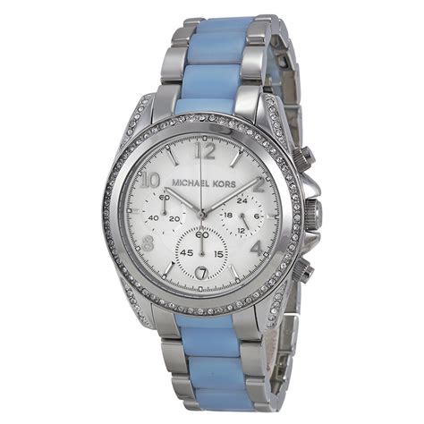 Women's Blair Chronograph Stainless Steel Silver Dial Watch